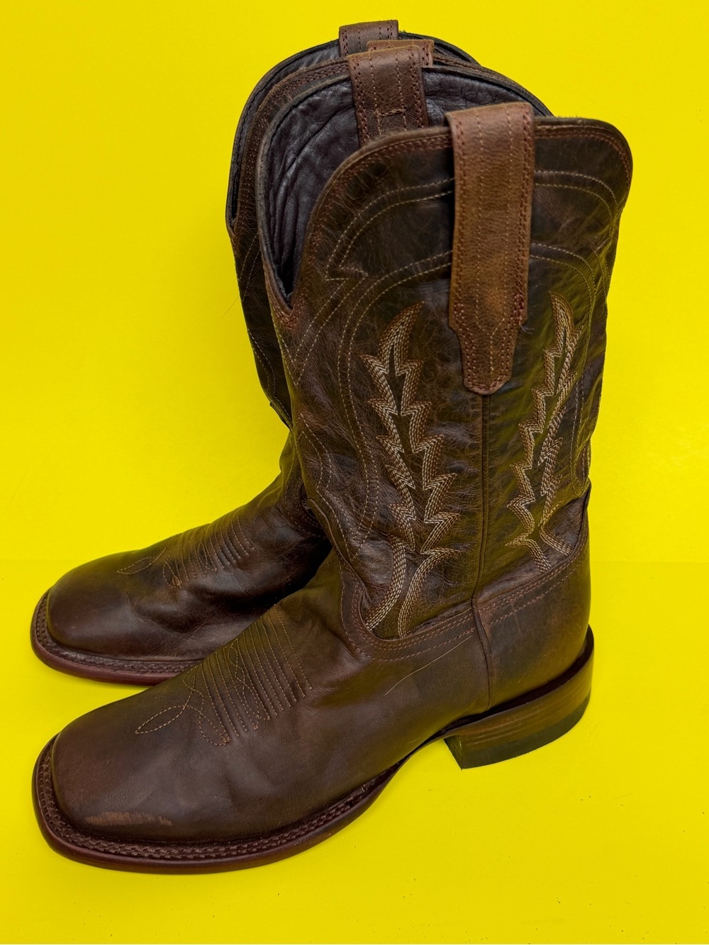 NEW Tecovas Doc Cafe • Goat - Boots Mens Cowboy Western - M10031Caf - Size 8EE